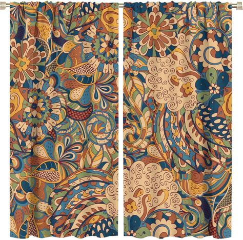 Amazon.com: William Morris Nature Windows Curtains Retro Floral ...