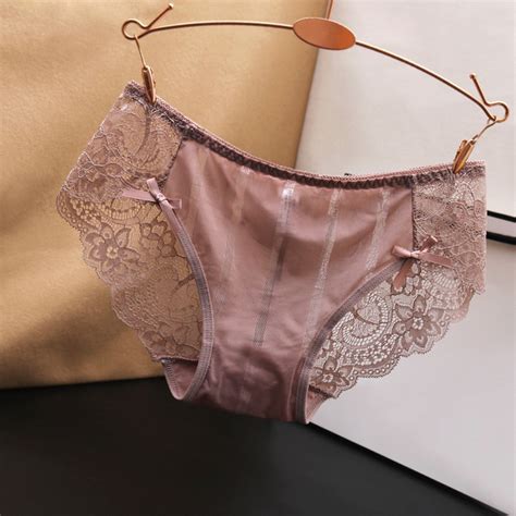 Traceless Lace Panties For Women With Low Waist Sexy Pure Desire Sweet ...