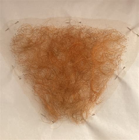 Professional Quality Fine Lace Ginger / Pubic Wig / Merkin for Film ...