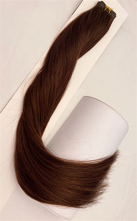 Flat Weft Hair Extensions 100G Medium Brown - Hair Extension