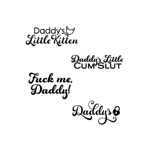 The Mmm Love Me Daddy Pack 4 Temporary Tattoos - Etsy