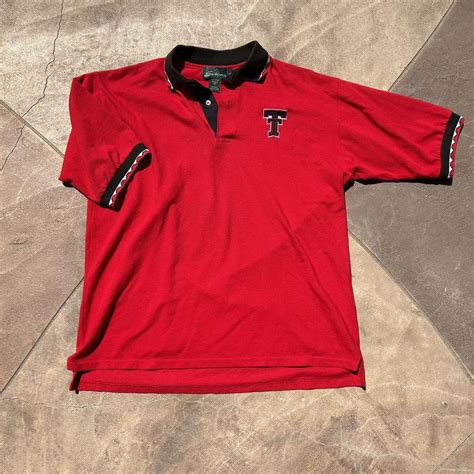 Vintage Texas Tech Polo Tee Great Condition... - Depop