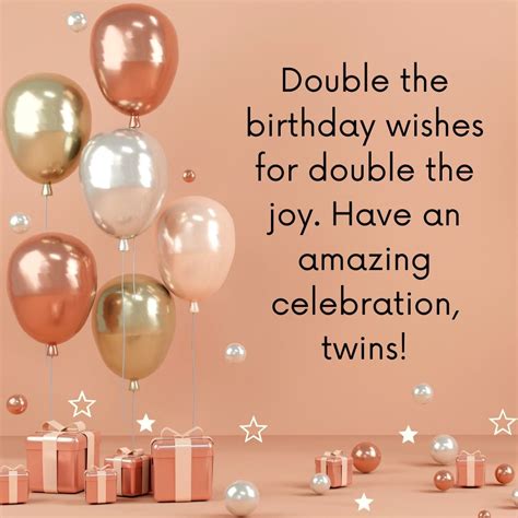 Birthday Wishes for Twins Images