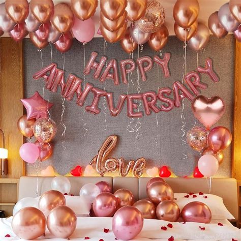 10 romantic happy anniversary decoration at home ideas to celebrate ...