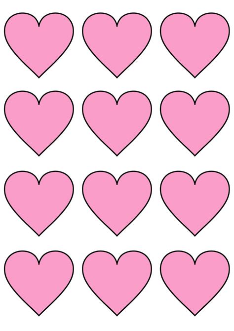 Free Cut Out Hearts Printable Templates! - Printables for Everyone
