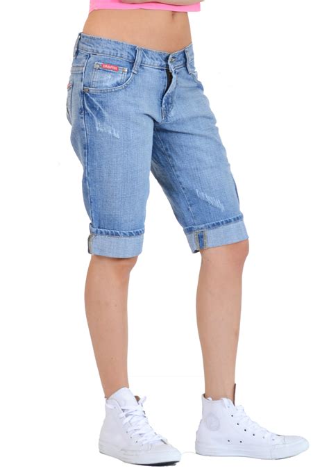 Light Denim Shorts Women