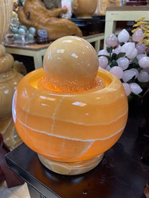 Phong Thủy Luân Tròn Ngọc Hoàng Long cao 25cm