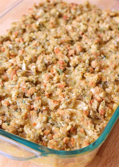 Chicken And Stuffing Casserole