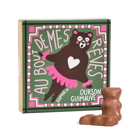 Marshmallow bears in a box with sweet words - Sophie M