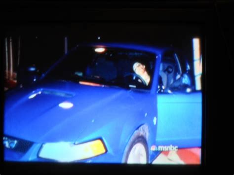The Girl in the Blue Mustang