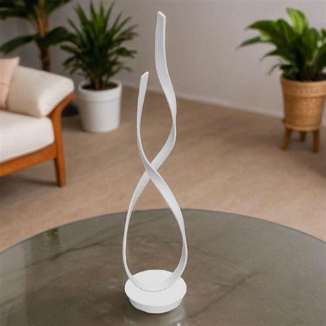 Buy New Dimmable Twisted Floor Lamp LED White Online | Danube Home UAE