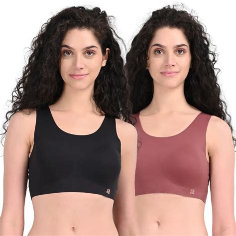 Shop Seamless T-Shirt Bra With Removable Pads (Pack Of 2) - Adira