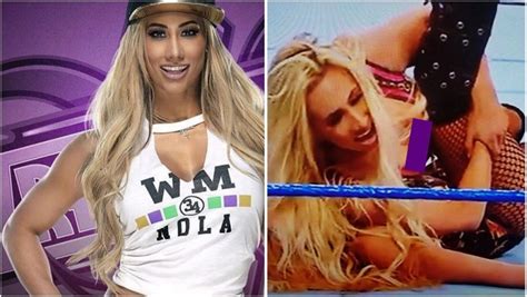 WWE Superstar Carmella Suffers Nip slip on Live TV at FastLane PPV ...