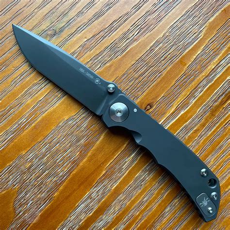 Spartan Blades Harsey Folder SHF Black Titanium Handle Black S45VN ...