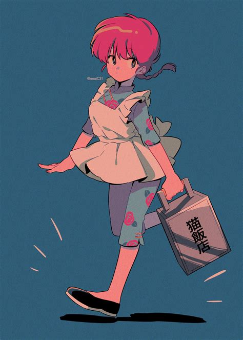 ranma-chan and shampoo (ranma 1/2) drawn by menma_(enaic31) | Danbooru