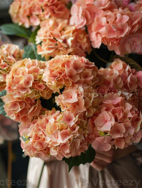 peach color flower bouquet arrangement, ai 45360121 Stock Photo at Vecteezy