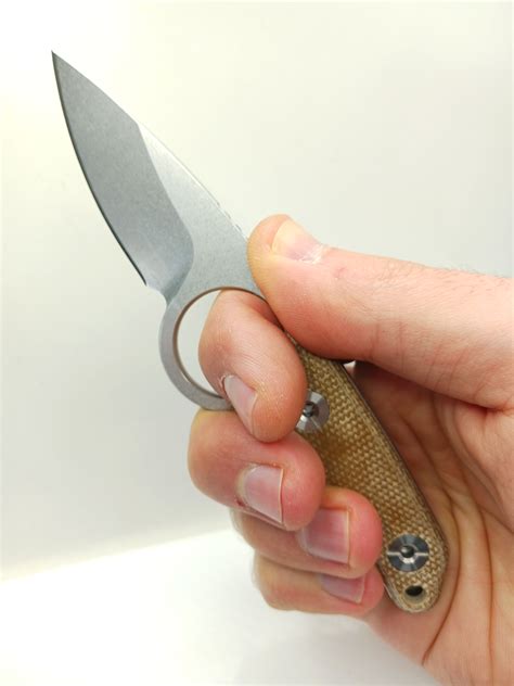 ROUTINE Sandvik & Micarta EDC Fixed Blade Knife with Conceal