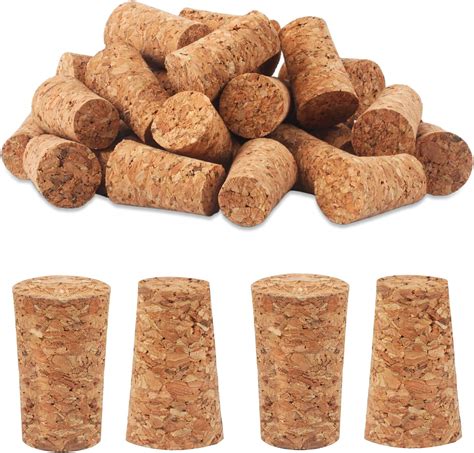 Amazon.com: ALAHUGYEF 30 Pcs Wine Corks, Wine Bottle Corks, Tapered ...