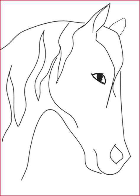Horse Ki Drawing Simple at Travis Poteete blog