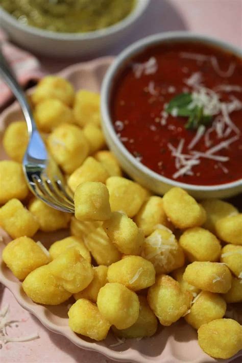 Crispy Air Fryer Gnocchi {Gluten Free}