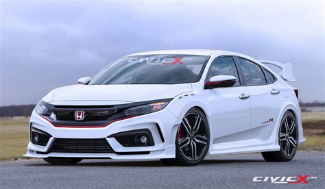 2017 Honda Civic Type R Looks Ready to Summon Satan in Latest Renderings, Has Muffler Bypass ...