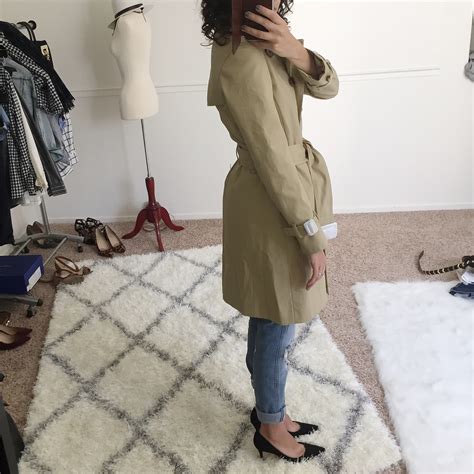 Perfect Petite Trench Coat - Fit Review Friday | Alterations Needed