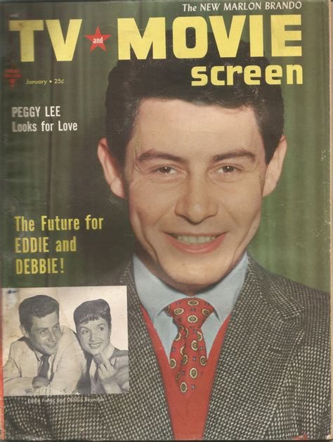 TV and Movie Screen- January 1955- Eddie Fisher and Debbie Reynolds