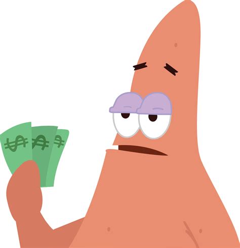 Patrick I have Three Dollars Meme Icon 12749492 Vector Art at Vecteezy