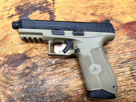 IWI MASADA TACTICAL 4.6" THREADED BARREL OPTICS READY 9MM PISTOL, FDE ...