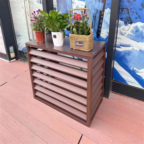 Amazon.com : Lerzewos Air Conditioner Fence for Outdoor Units,Metal ...
