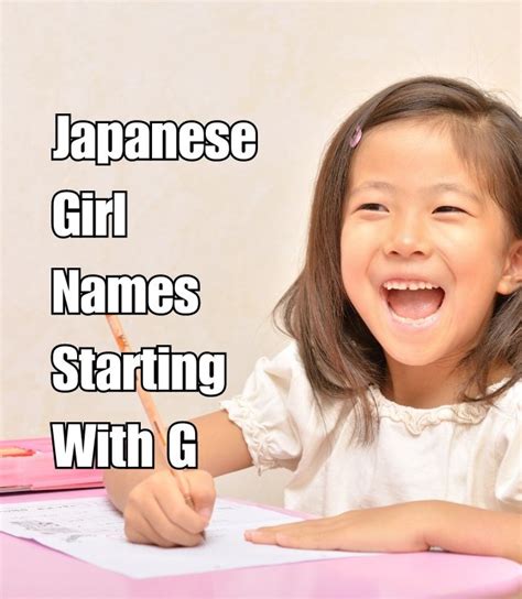 100+ Japanese Girl Names Starting With G - The Get Real Mom
