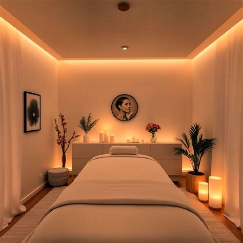 Soft Lighting for a Calming Atmosphere - 25 Massage Room Ideas for ...