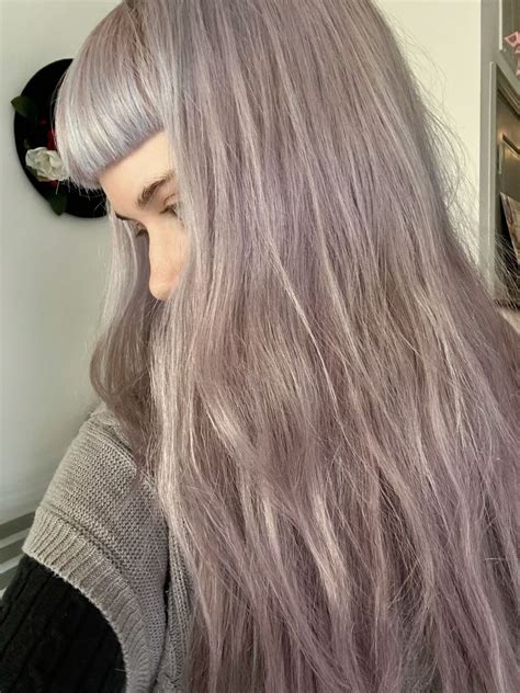 smokey purple hair | Light purple hair, Hair color pastel, Grey hair dye
