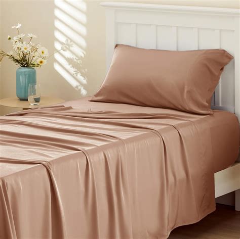 Amazon.com: Bedsure GentleSoft Cooling Sheets Twin XL, Rayon Derived ...