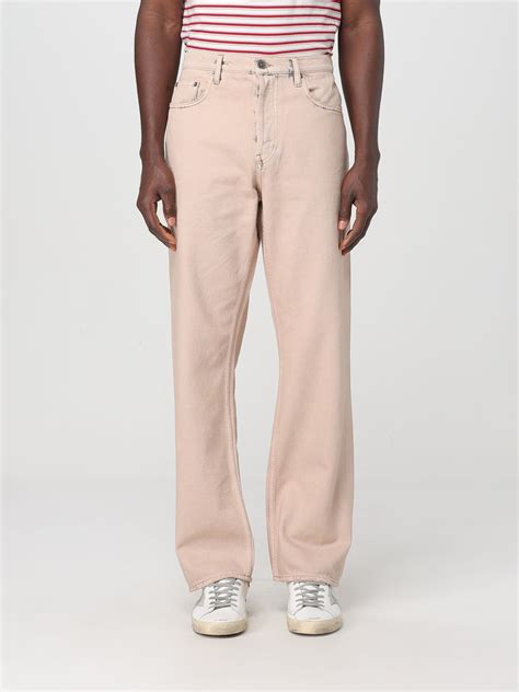 GOLDEN GOOSE: Jeans men - Pink | Golden Goose jeans ...