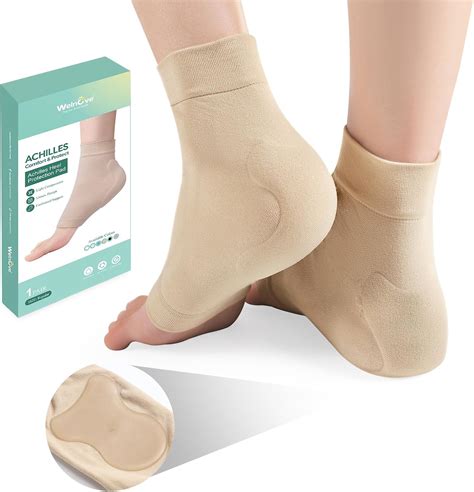 Amazon.com: Calcetines protectores de talón para tendinitis de Aquiles (FSA y HSA) Welnove ...