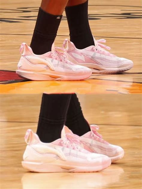 LiNing Jimmy Butler JB2 Pink Basketball Shoes On Foot – LiNing Way of ...