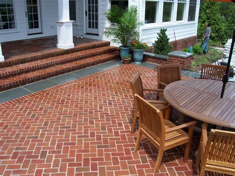 Create An Amazing Herringbone Brick Patio - Patio Designs