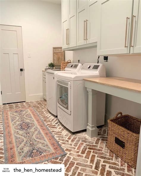 Brick Flooring For Laundry Room at Paul Caison blog