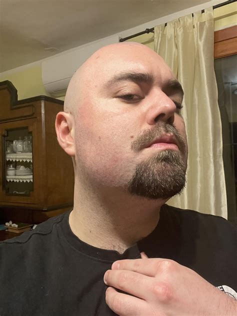 Had to shave my full beard, decide to experiment with moustache/goatee ...