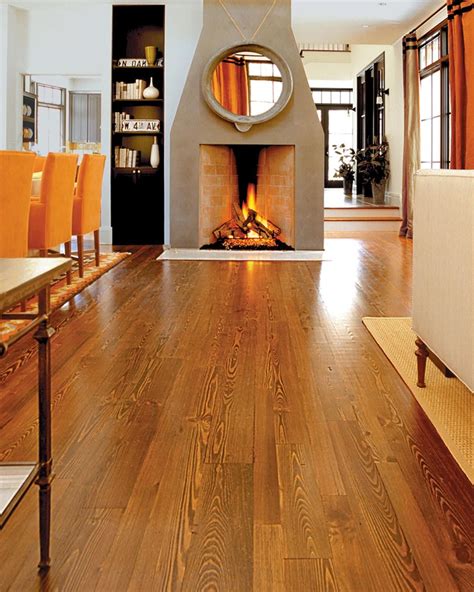 Reclaimed Heart Pine Stained by The Designers