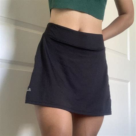 -Baleaf athletic black tennis skirt with shorts... - Depop