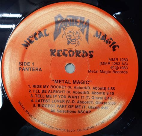 Yahoo!オークション - (LP) PANTERA METAL MAGIC