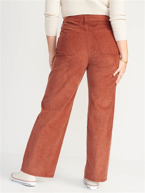 Extra High-Waisted Sky-Hi Wide-Leg Corduroy Pants for Women | Old Navy