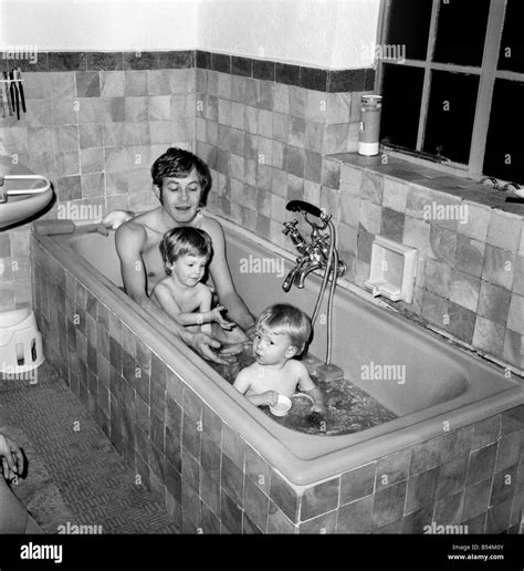 Children In Bath Black and White Stock Photos & Images - Alamy