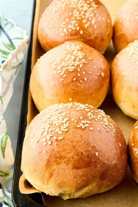Brioche Hamburger Buns Recipe Bread Machine | Deporecipe.co