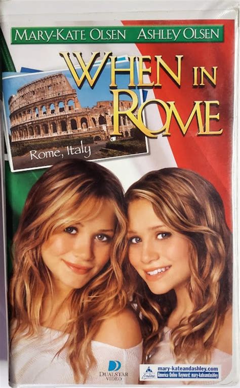VHS 2002 Vintage Movie Titled When in Rome Starring Mary-kate Olsen ...