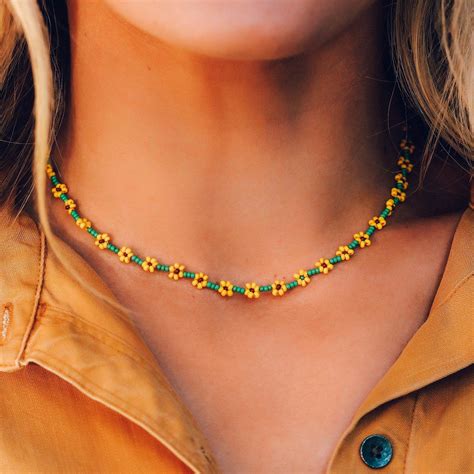 Bead Choker Necklace Pattern at Richard Sayles blog