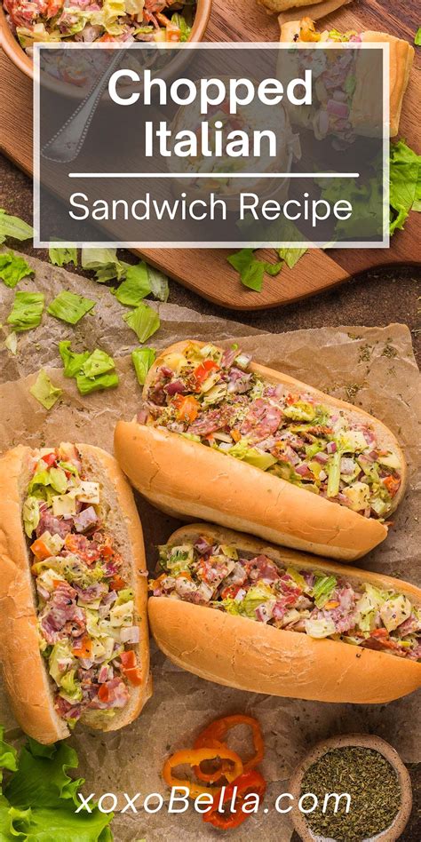 Chopped italian sandwich – Artofit