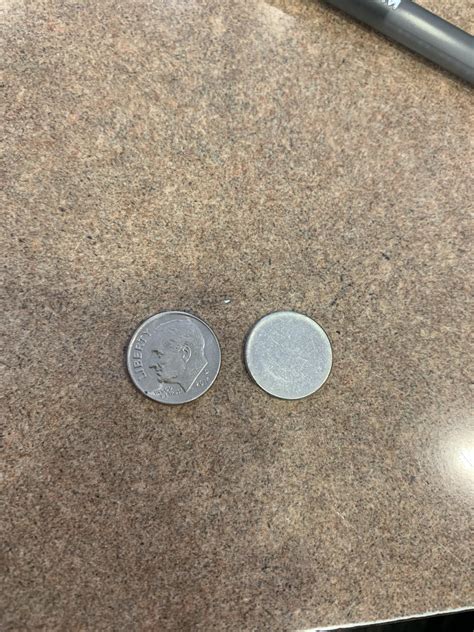 Blank Planchet Dime Ender found while traying coins at the bank! : r/CRH
